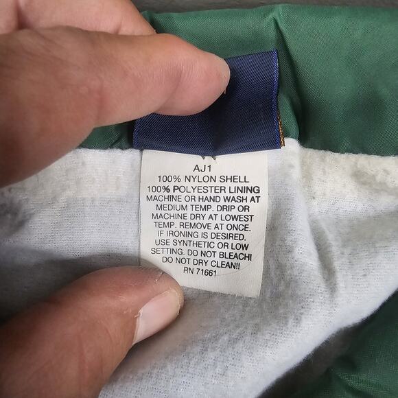 Vintage Hilton Apparel Jacket XL Green 80s Windbreaker Workwear Dad Grandpa - Picture 6 of 12